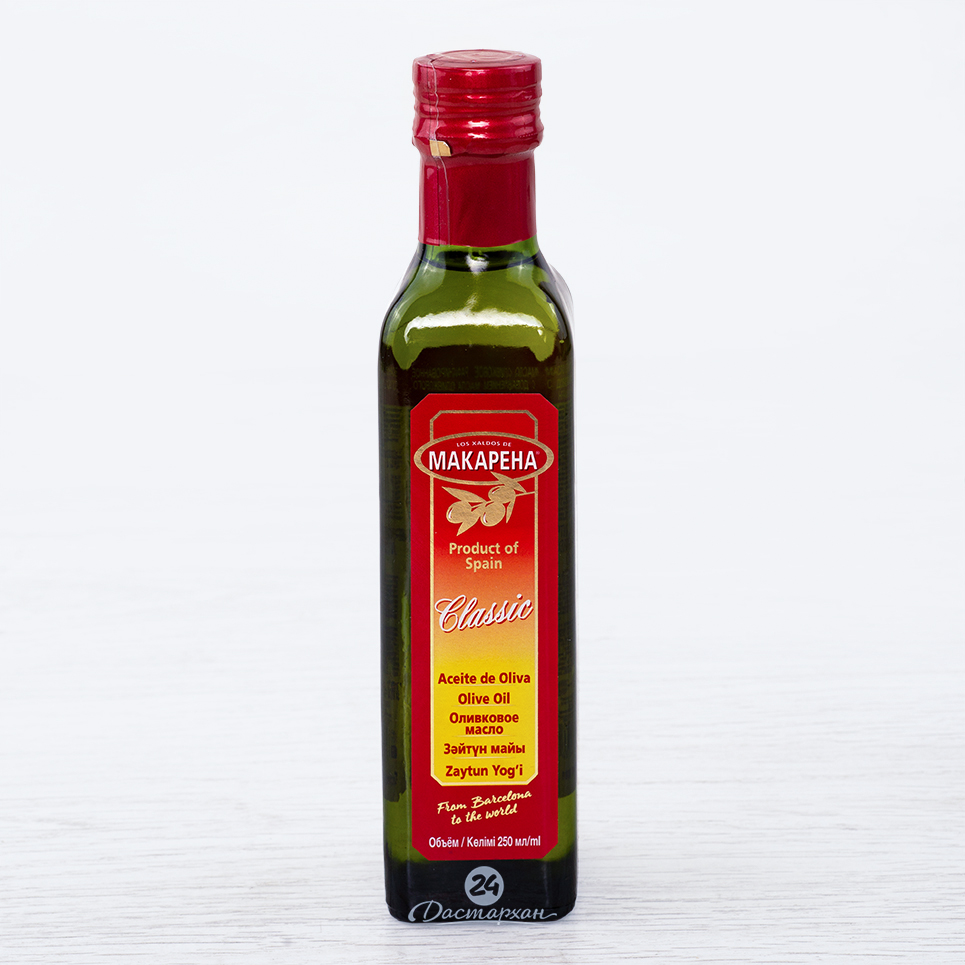 Масло оливк Makarena Puro 100% 0,25л с/б