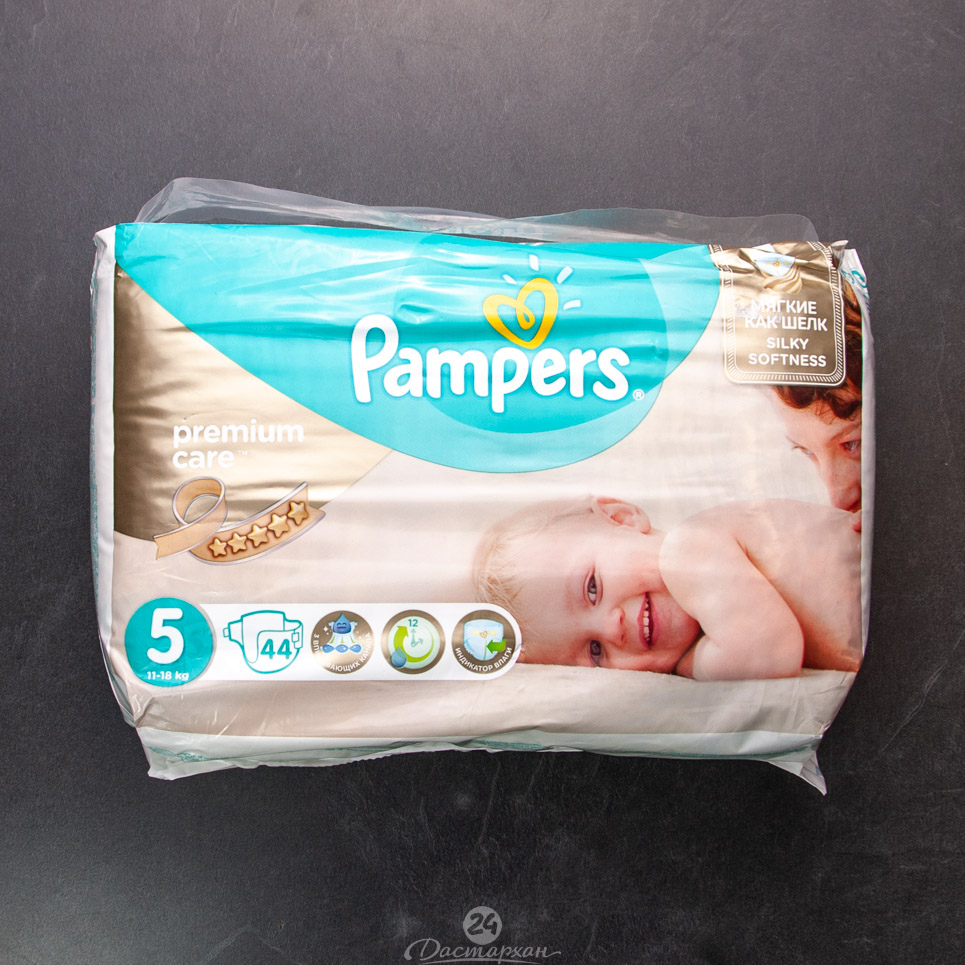 Подгузники Pampers Premium 5 Care Junior 11-18 кг 44шт