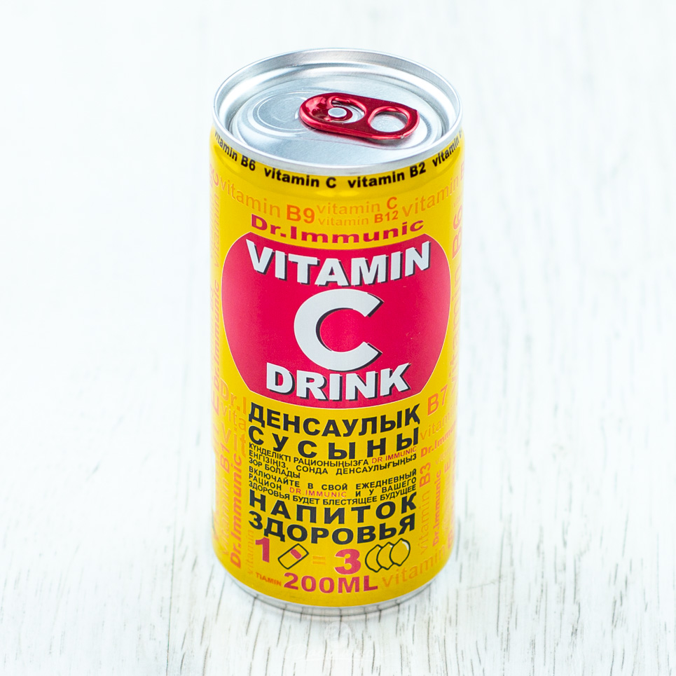 Напиток Vitamin C Drink с сахаром  0,2л ж/б