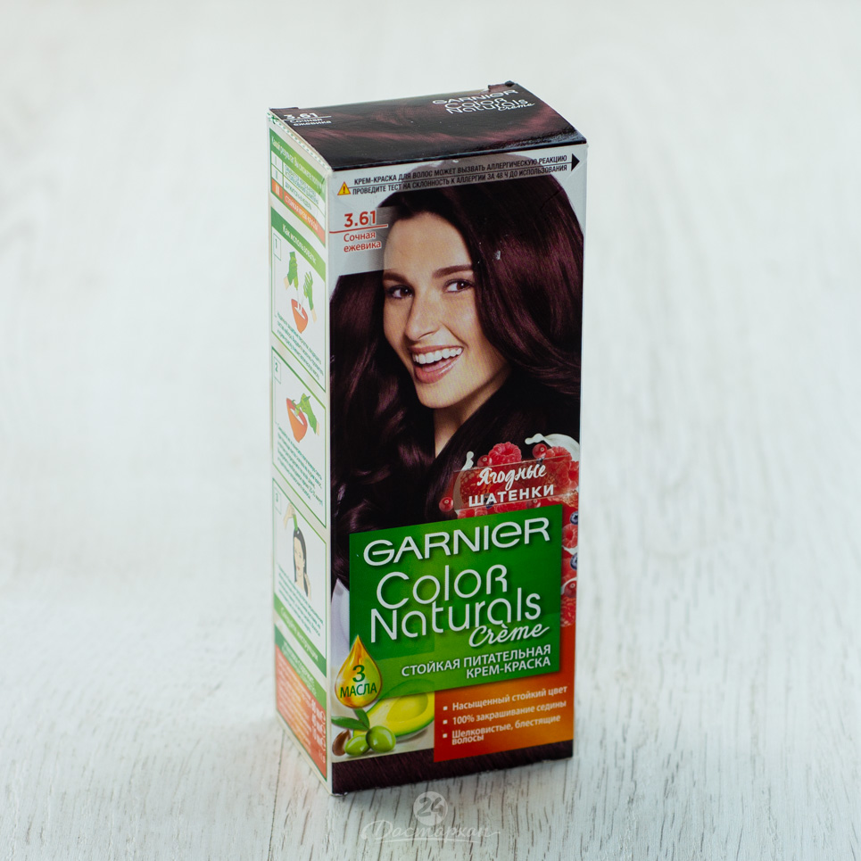 Краска для волос Garnier Color Naturals 3.61 Сочная ежевика