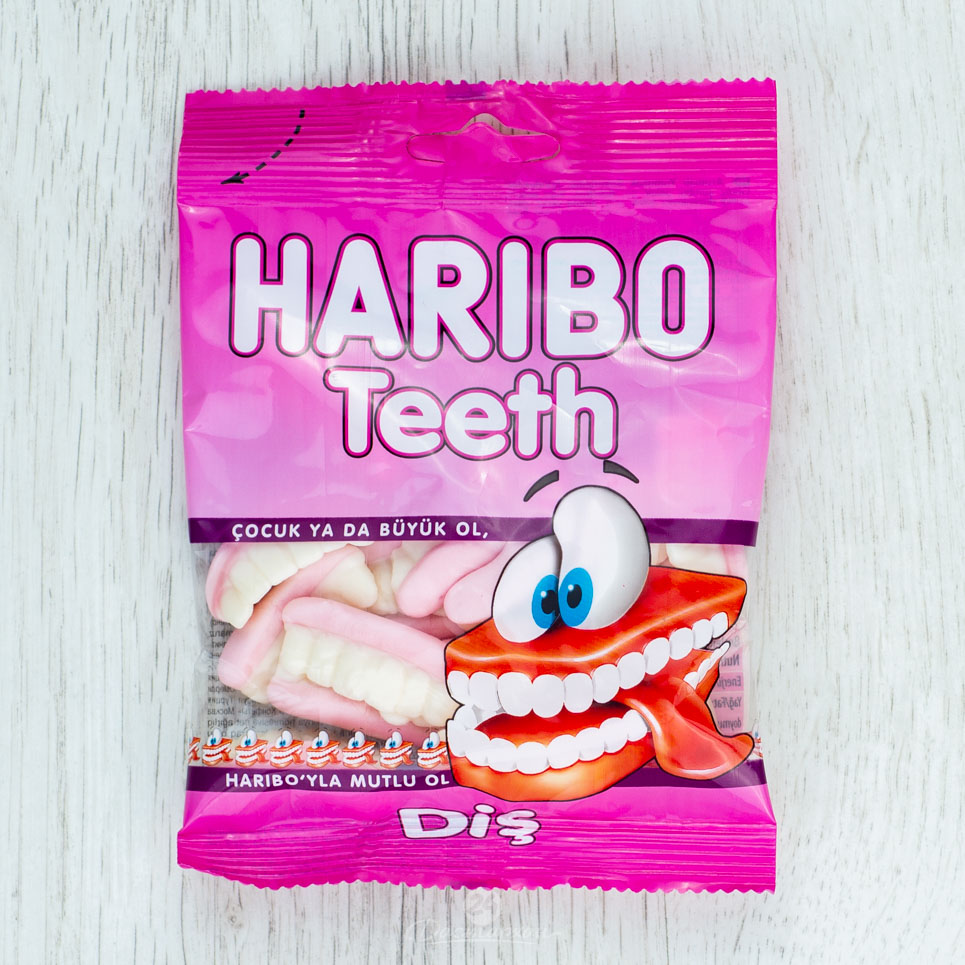 Мармелад жевательный Haribo Teeth (Зубы) 80 гр