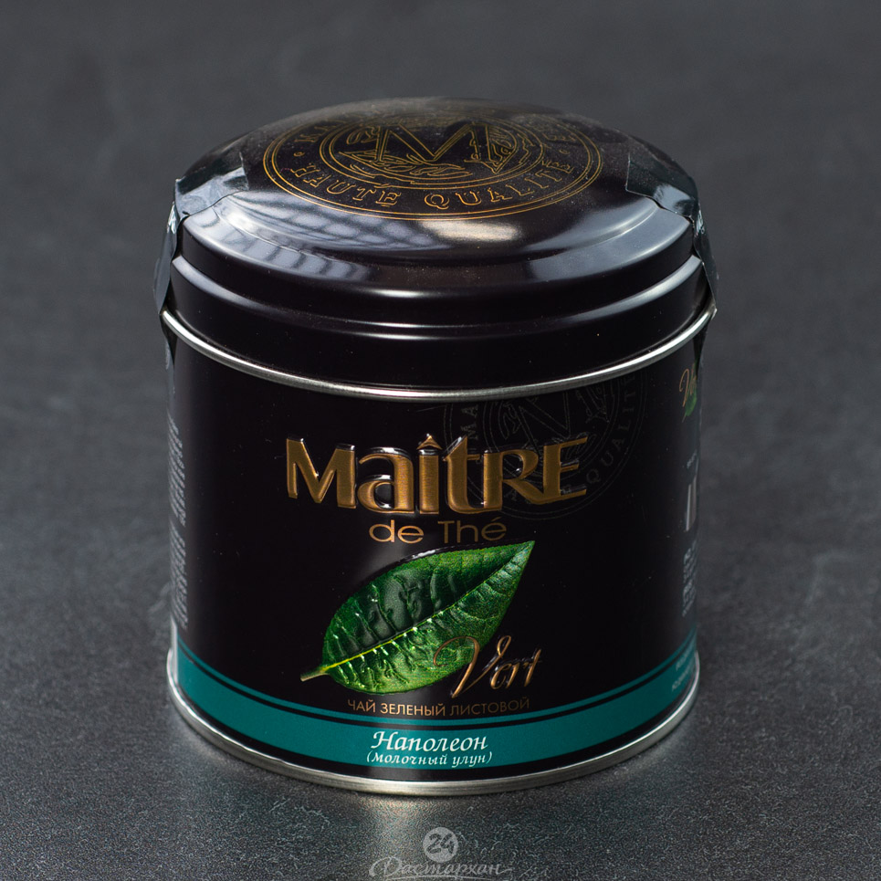 Чай Maitre De The зеленый Наполеон 100г ж/б
