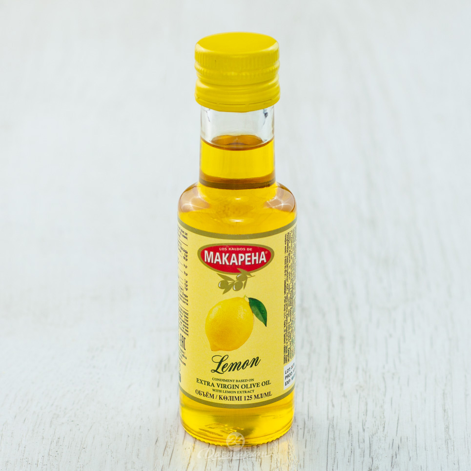 Масло оливковое Makarena Экстра Вирджин с экстрактом лимона 114мл