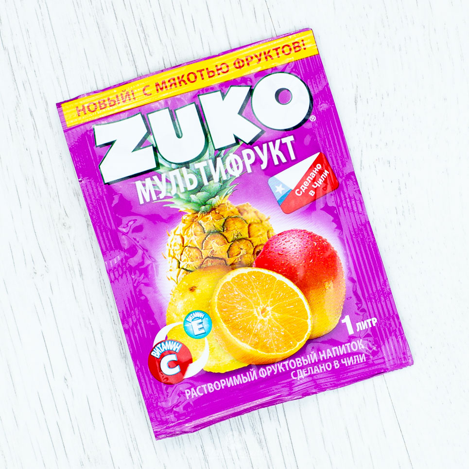 Напиток Zuko растворимый Мультифрукт 25г
