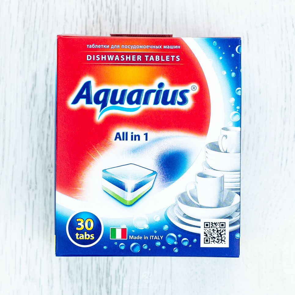 Таблетки для посудомоечных машин Aquarius AllinOne 30таб.
