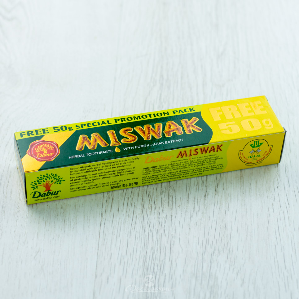 Паста зубная Miswak  170г туб 