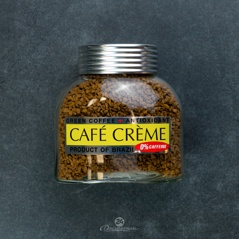 Кофе Cafe Creme Декафинированный раств. 100г с/б