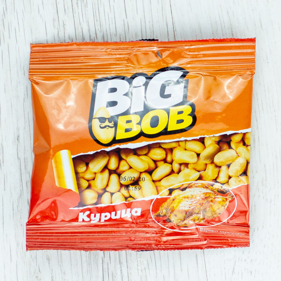 Орехи арахис Big Bob в оболочке со вкусом курицы 30г 