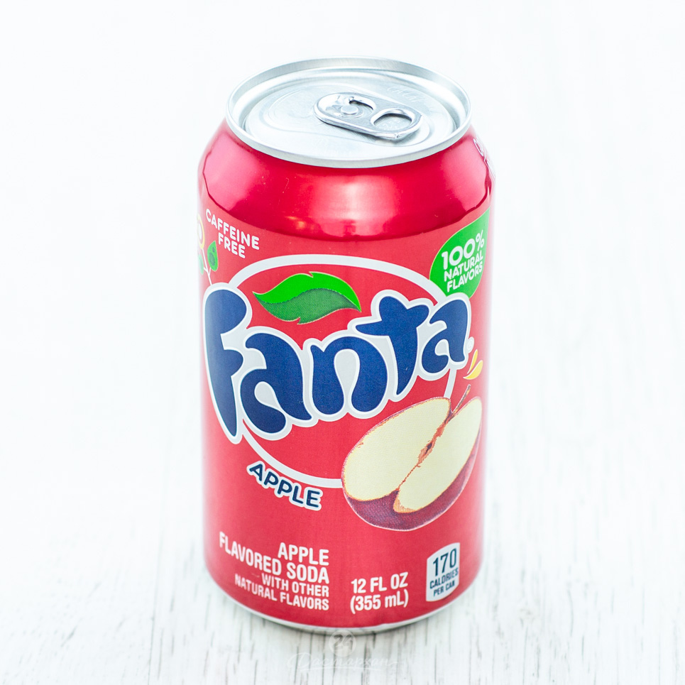 Напиток Fanta яблоко с газом ж/б 0,355л