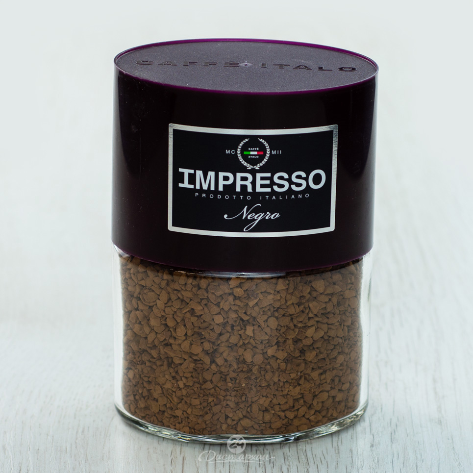Кофе Impresso Negro сублимир. раств. 100г с/б