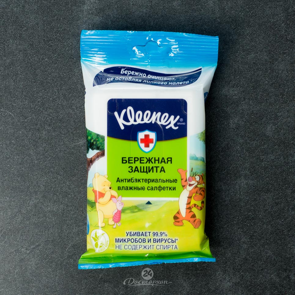 Салфетки влажн Kleenex Protect Disney 10шт