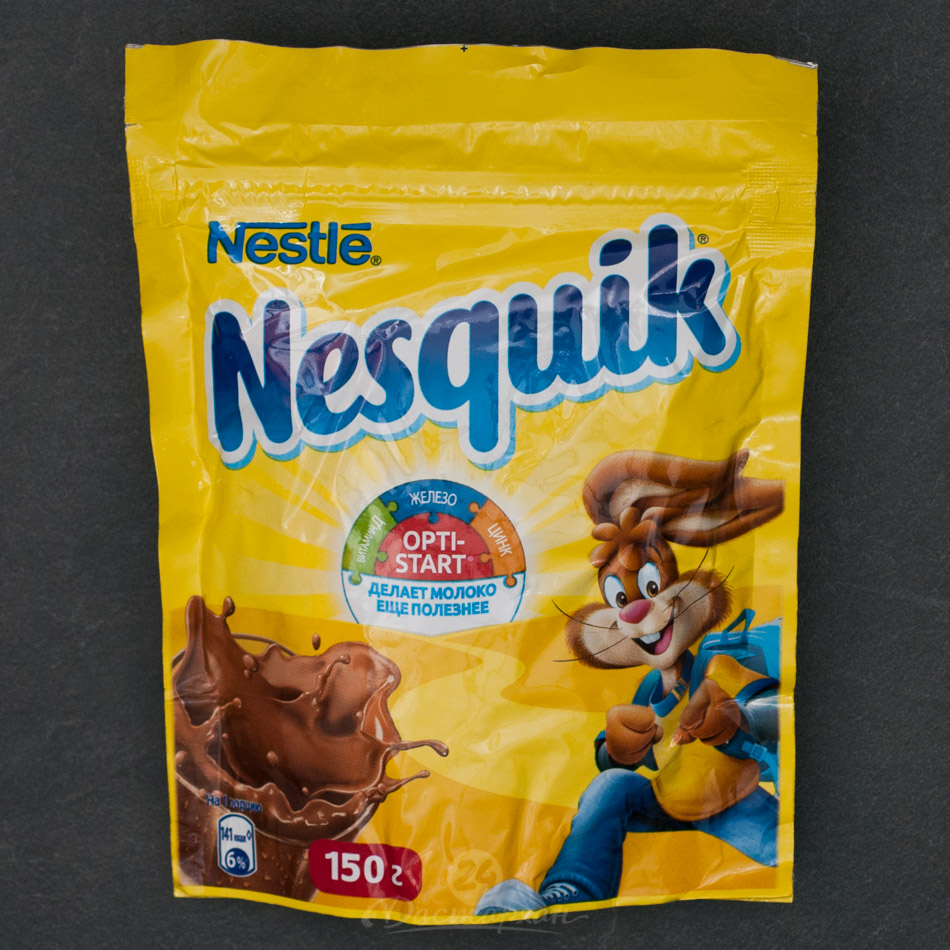 Какао Nesquik растворимое 150г м/у