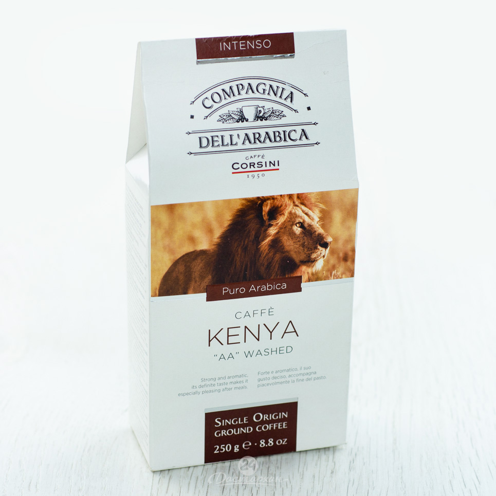 Кофе Compagnia dell'Arabica Kenya AA Washed мол. 250г картон