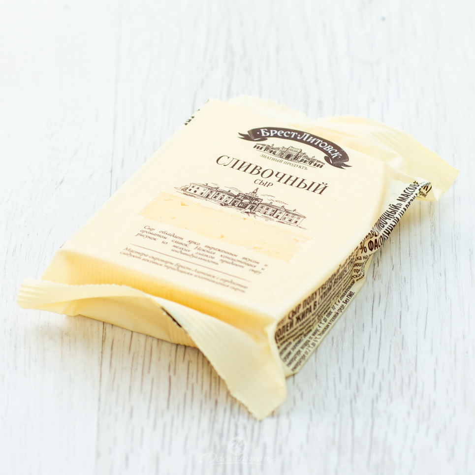Сыр Брест-Литовск сливочный 210г брусок 