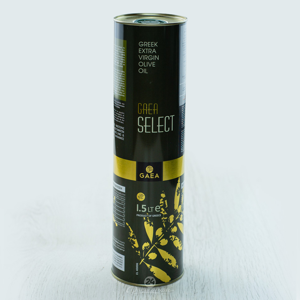 Масло оливковое Gaea Select 1500мл ж/б