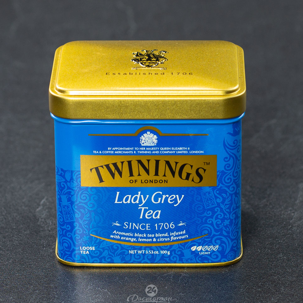 Чай Twinings lady grey 100г жб