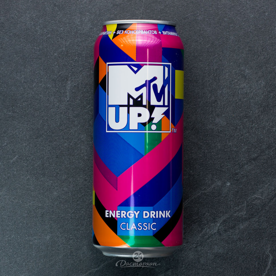 Напиток энергетический MTV UP! Classic 0.5л ж/б