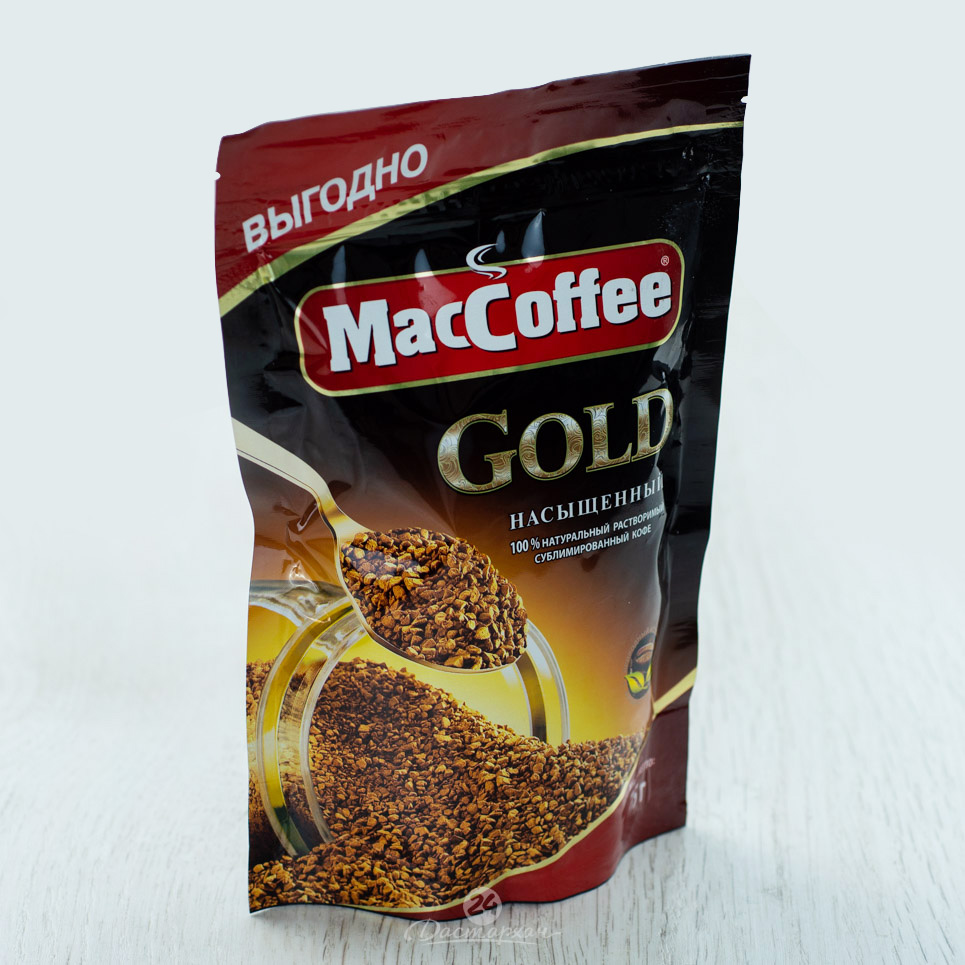 Кофе MacCoffee Gold 75г д/пак