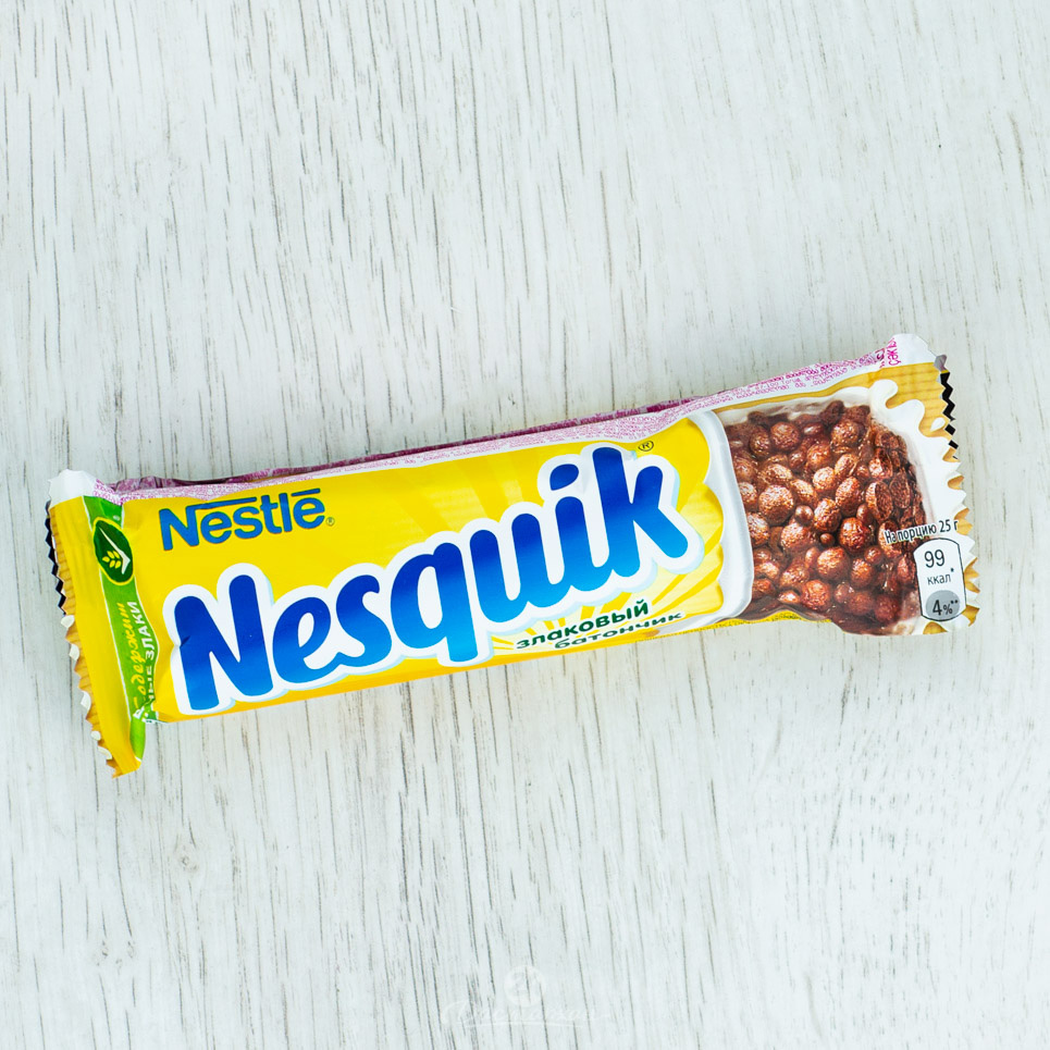 Батончик Nestle молочн. Nesquik 25г м/у шт.