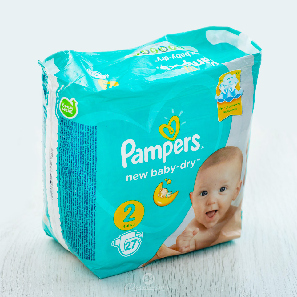 Подгузники Pampers New Baby Mini Стандартная Упаковка 27