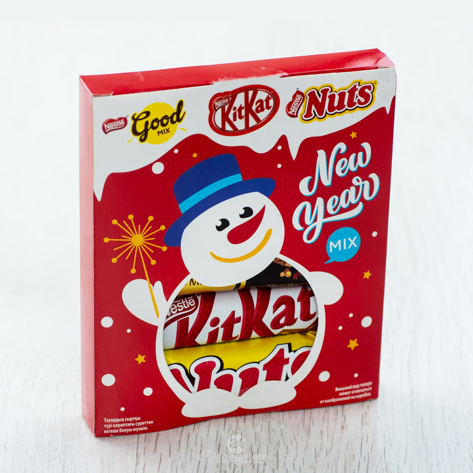 Подарок Новогоднии Mix шоколадные батончики 196г