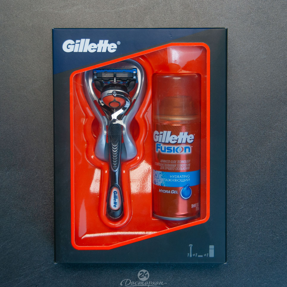Набор подарочный Gillette ProGlide Flexball с 1 сменной кассетой и гель для бритья бритья Hydra gel 