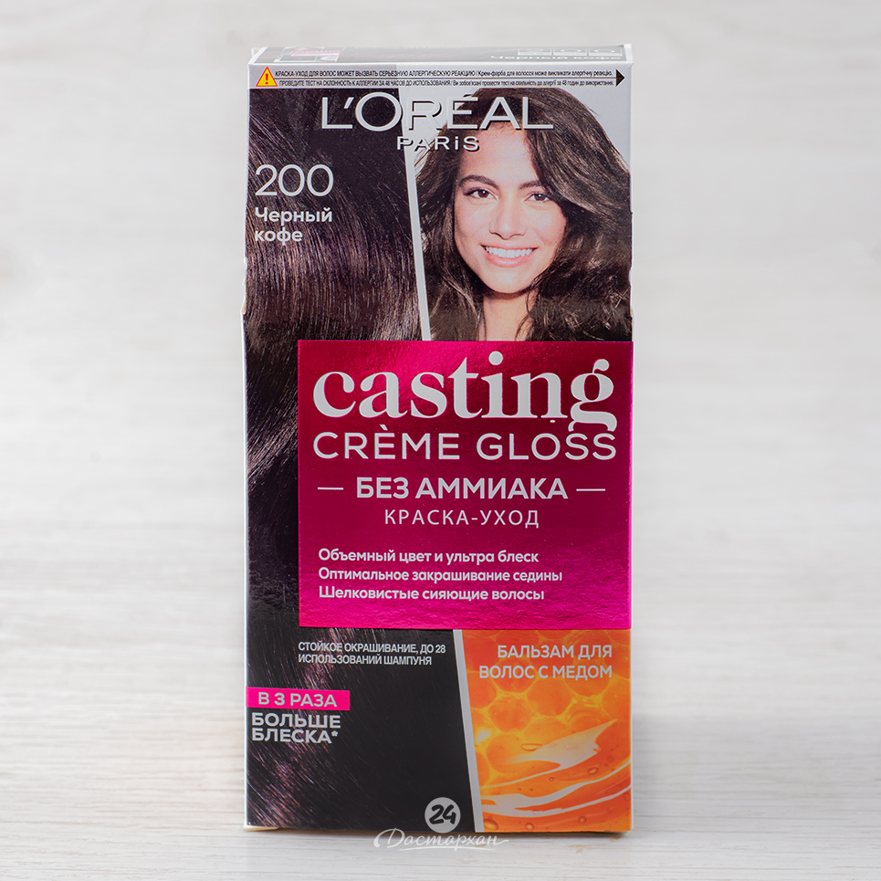 Краска для волос L'Oréal Casting Crème Gloss № 200 черное дерево 