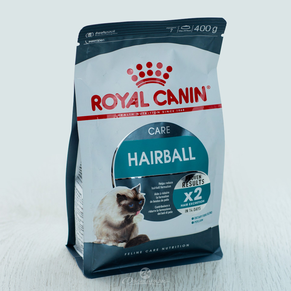 Корм д/кошек Royal Canin сухой Hair Ball Care 400гр