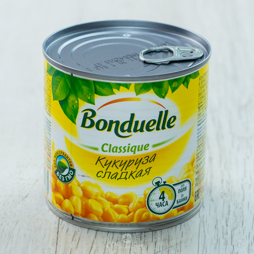 Кукуруза Bonduelle сладкая 425мл ж/б консервированная