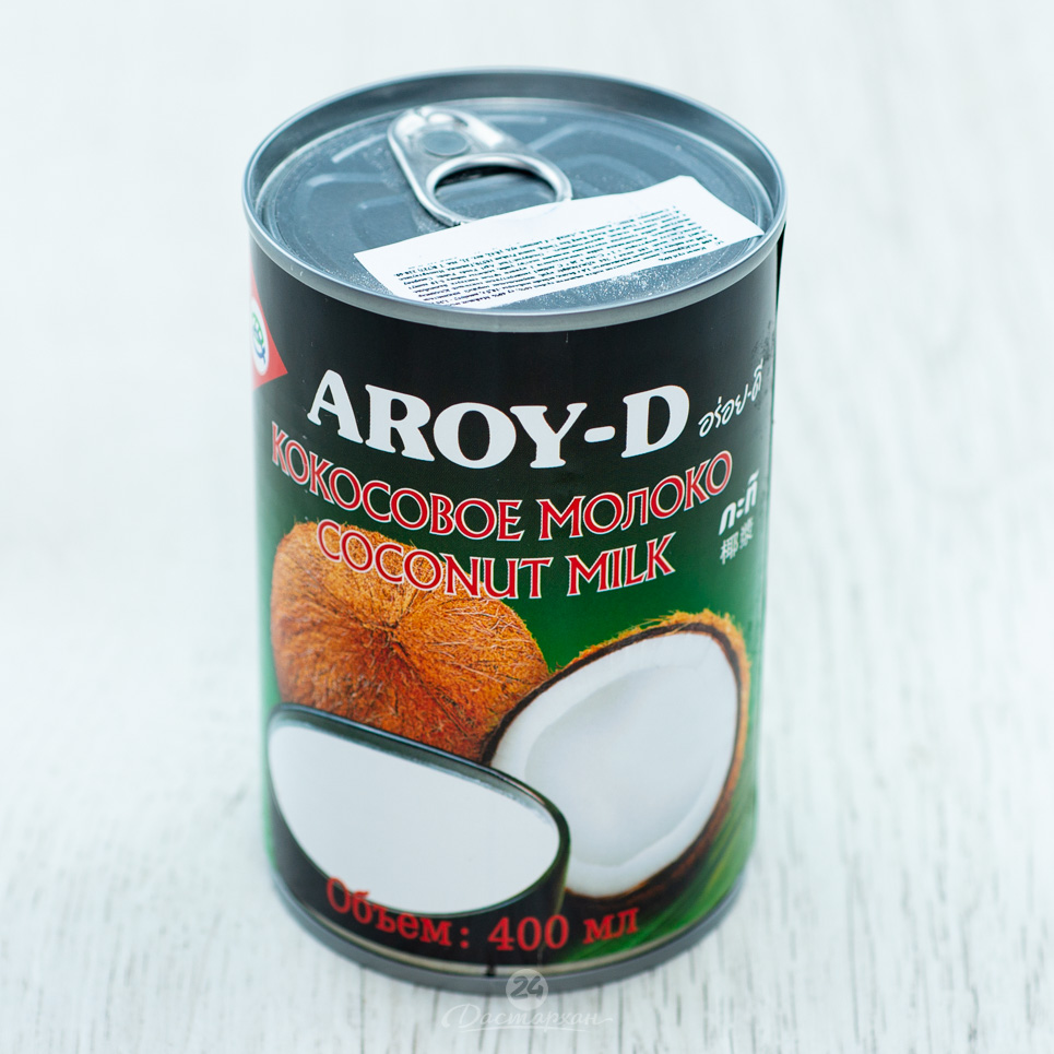 Молоко кокос Aroy-D 60% 400мл ж/б