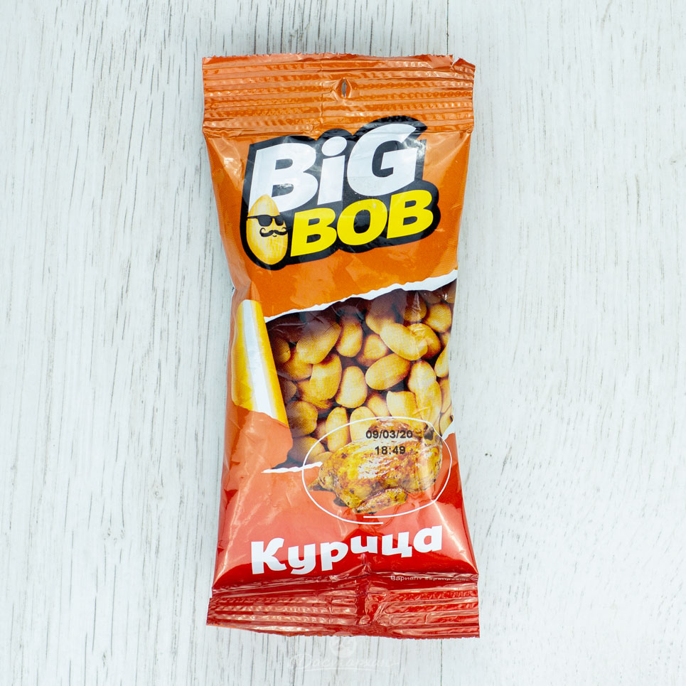 Орехи арахис Big Bob в оболочке со вкусом курицы 50г 
