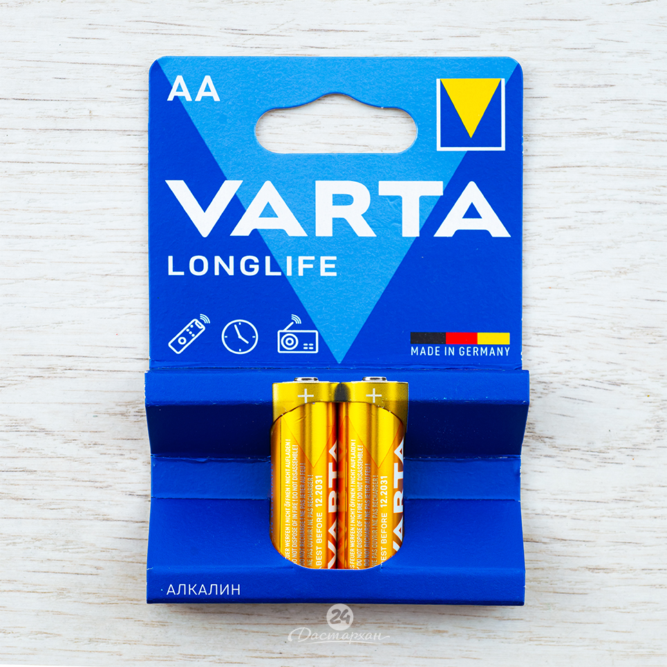 Батарейка Varta Longlife Extra Mignon 1.5V-LR06/ AA шт