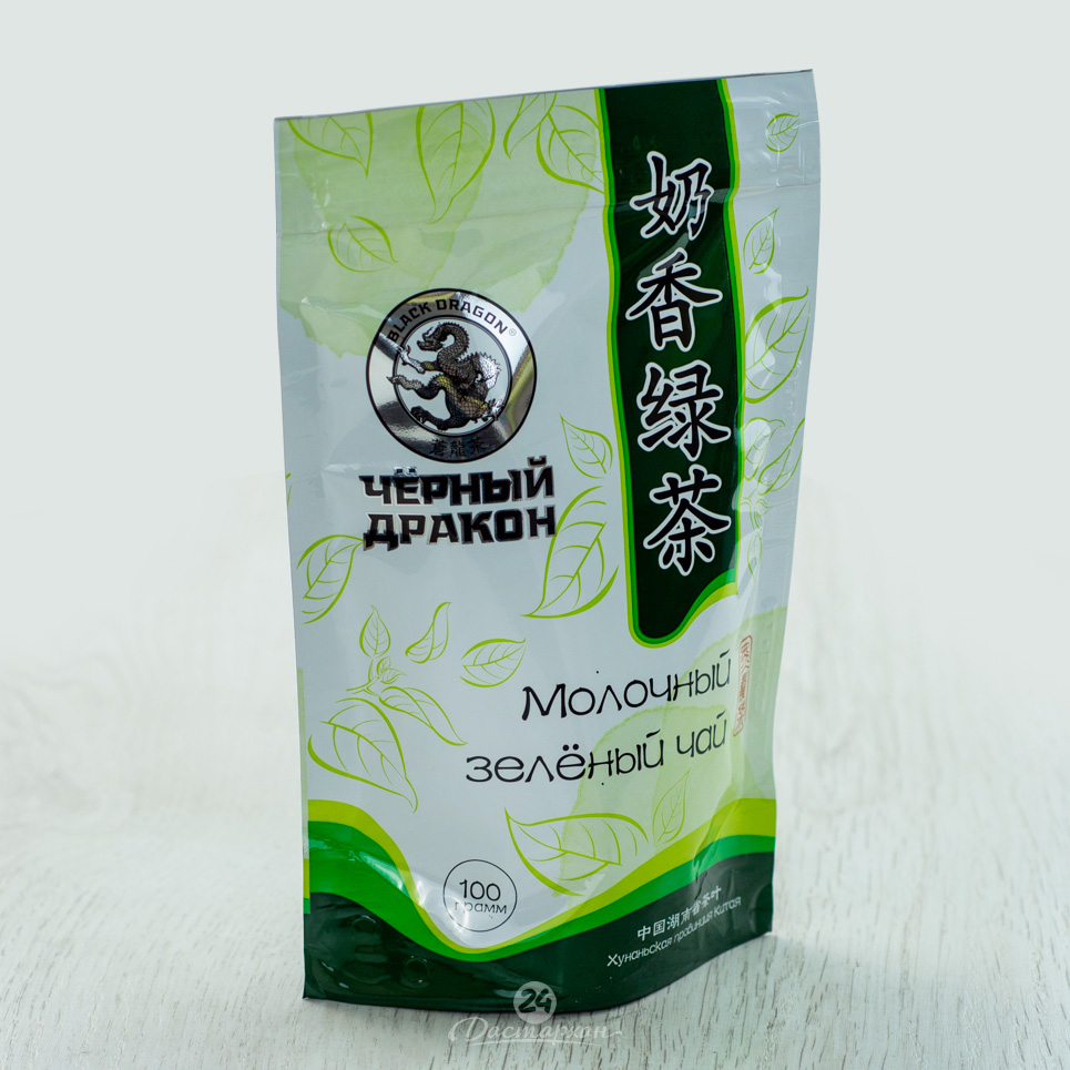 Чай зелен Черный дракон Молочный лист 100г