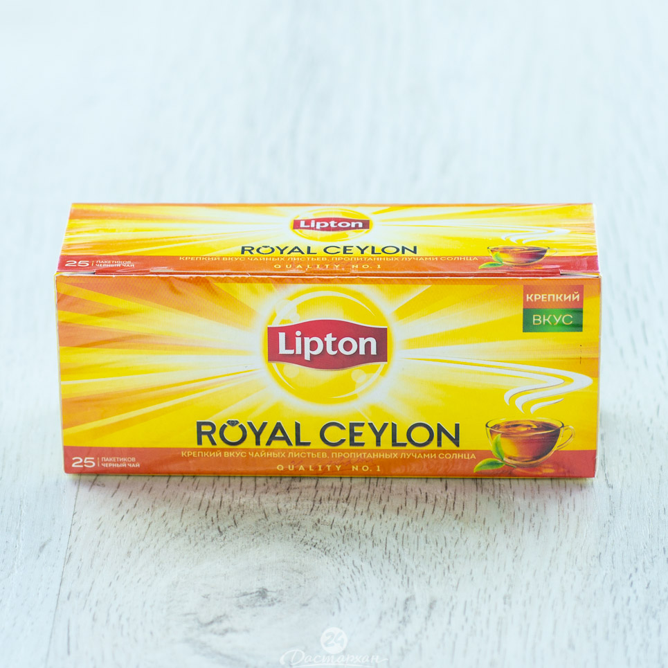 Чай Lipton Королевский цейлон. 25пак