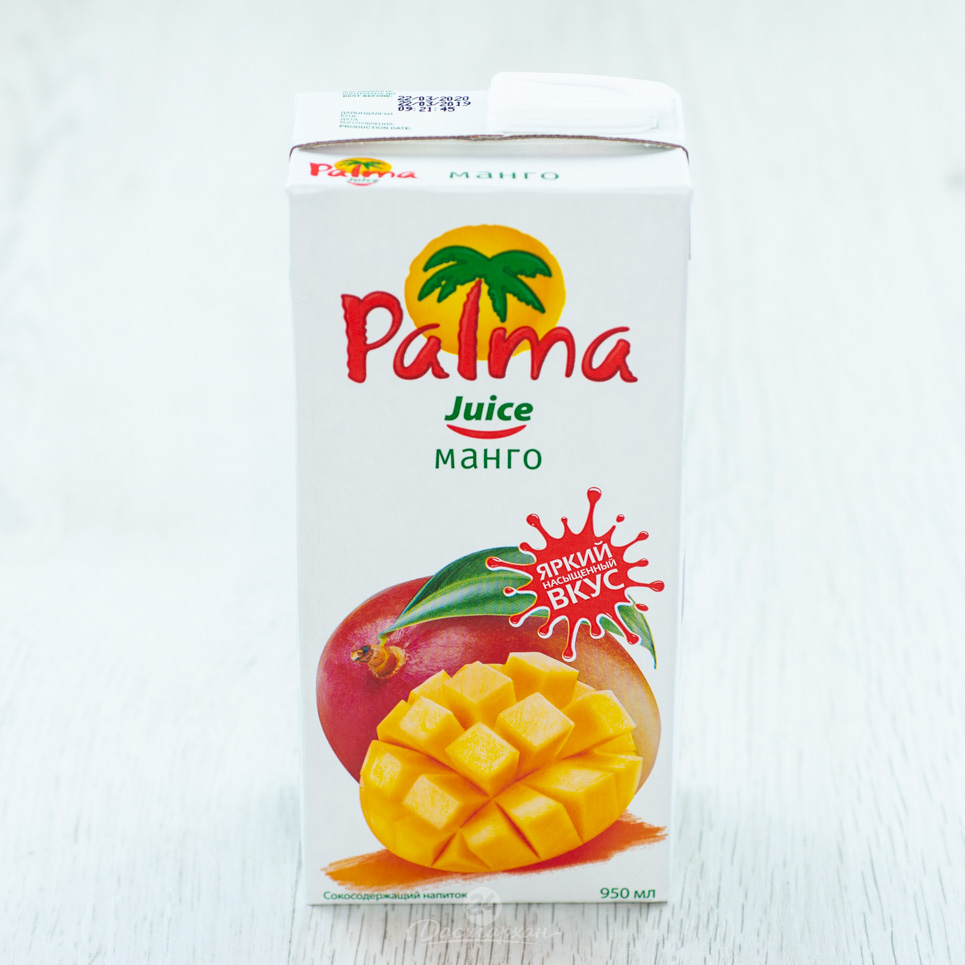 Нектар Palma Juice Манго 0,95л