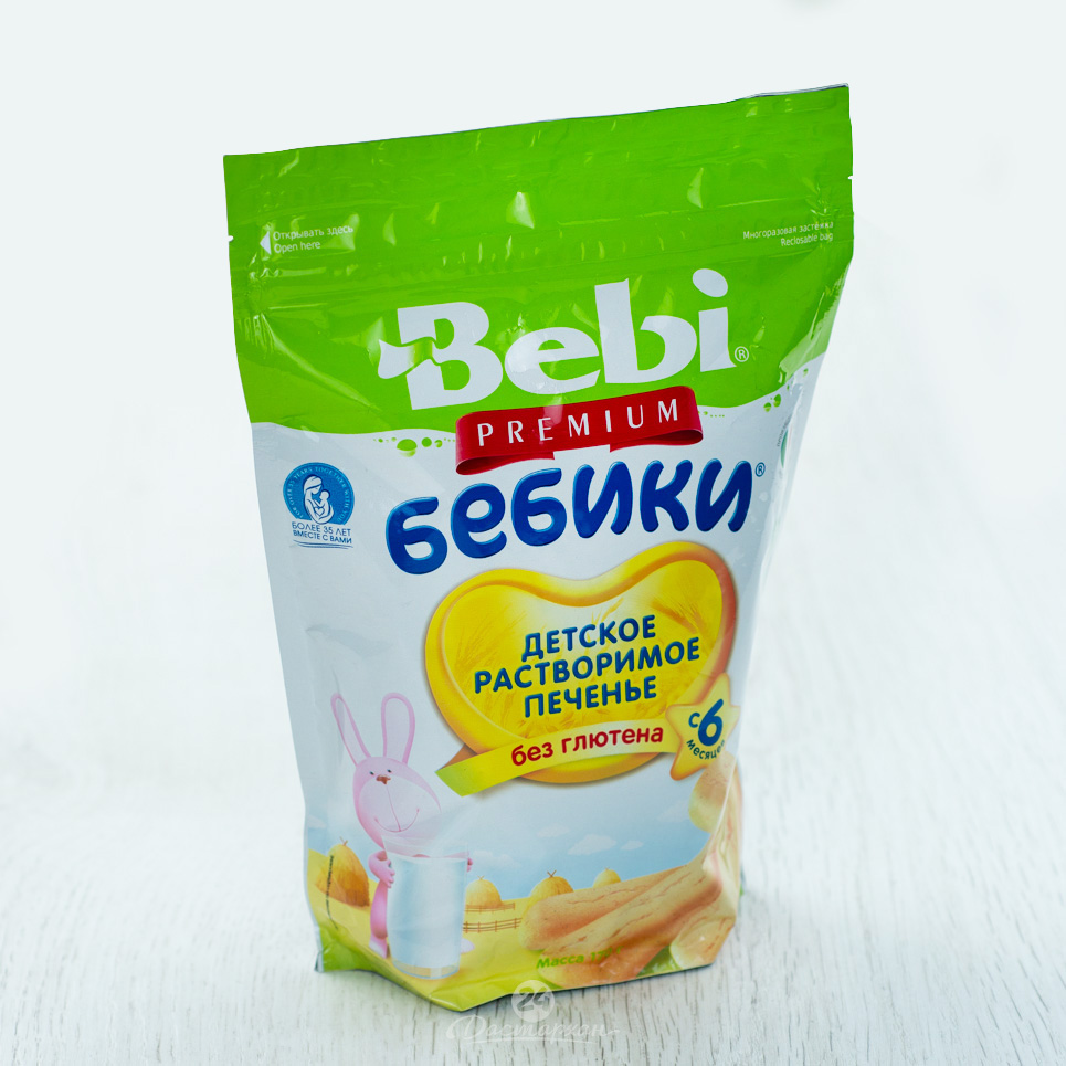 Печенье Bebi Premium Бебики без глютена 180г м/у