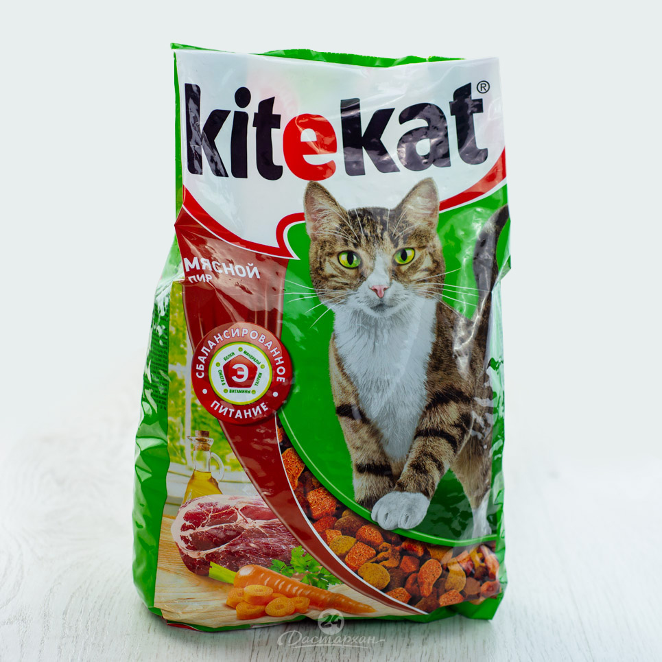 Корм д/кошек Kitekat мясной пир 1,9кг 