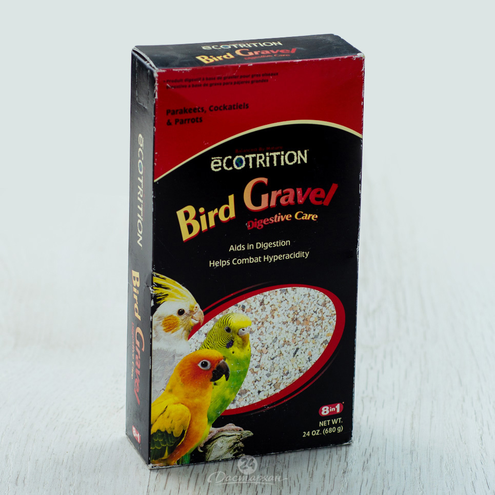Гравий для заполнения зоба птиц 8in1 Bird Gravel, для корелл, волнистых и др. попугаев, 680 г1597802