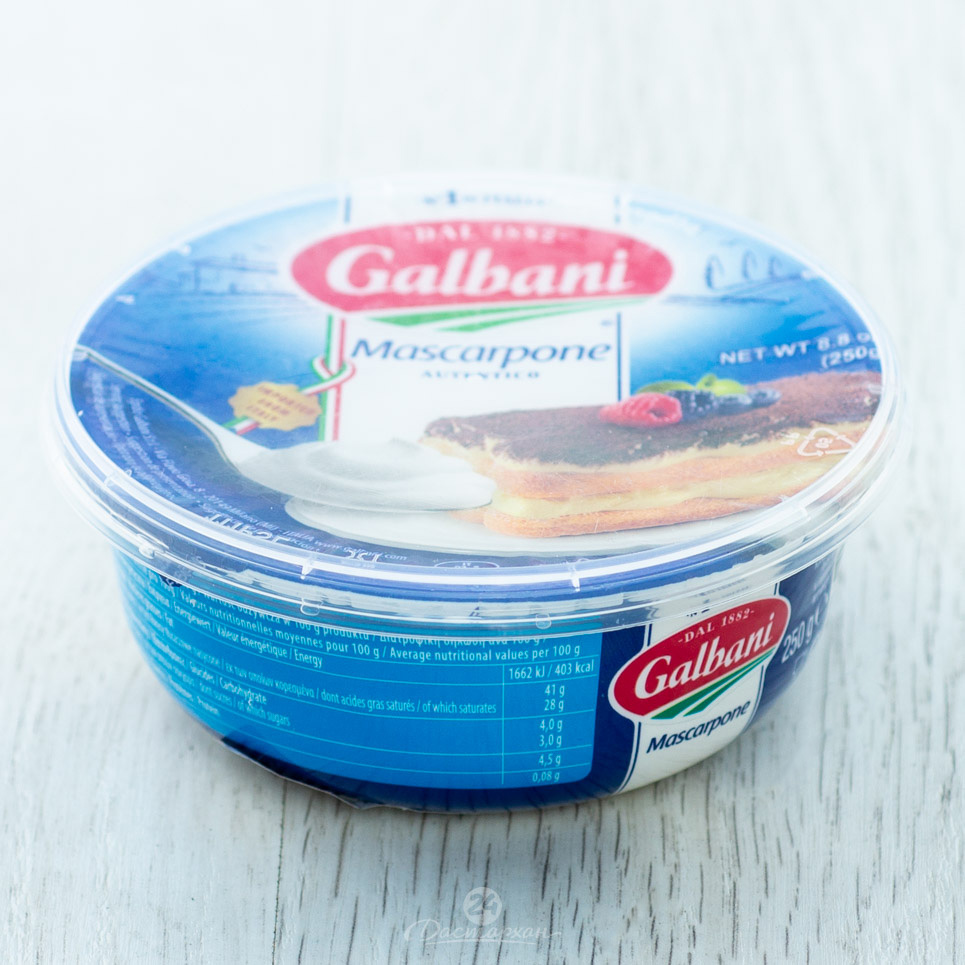 Сыр Маскарпоне Galbani Мягкий 80% 250г шт