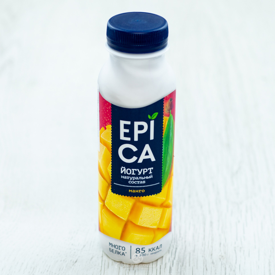 Йогурт питьевой EPICA манго 2,5% 290г