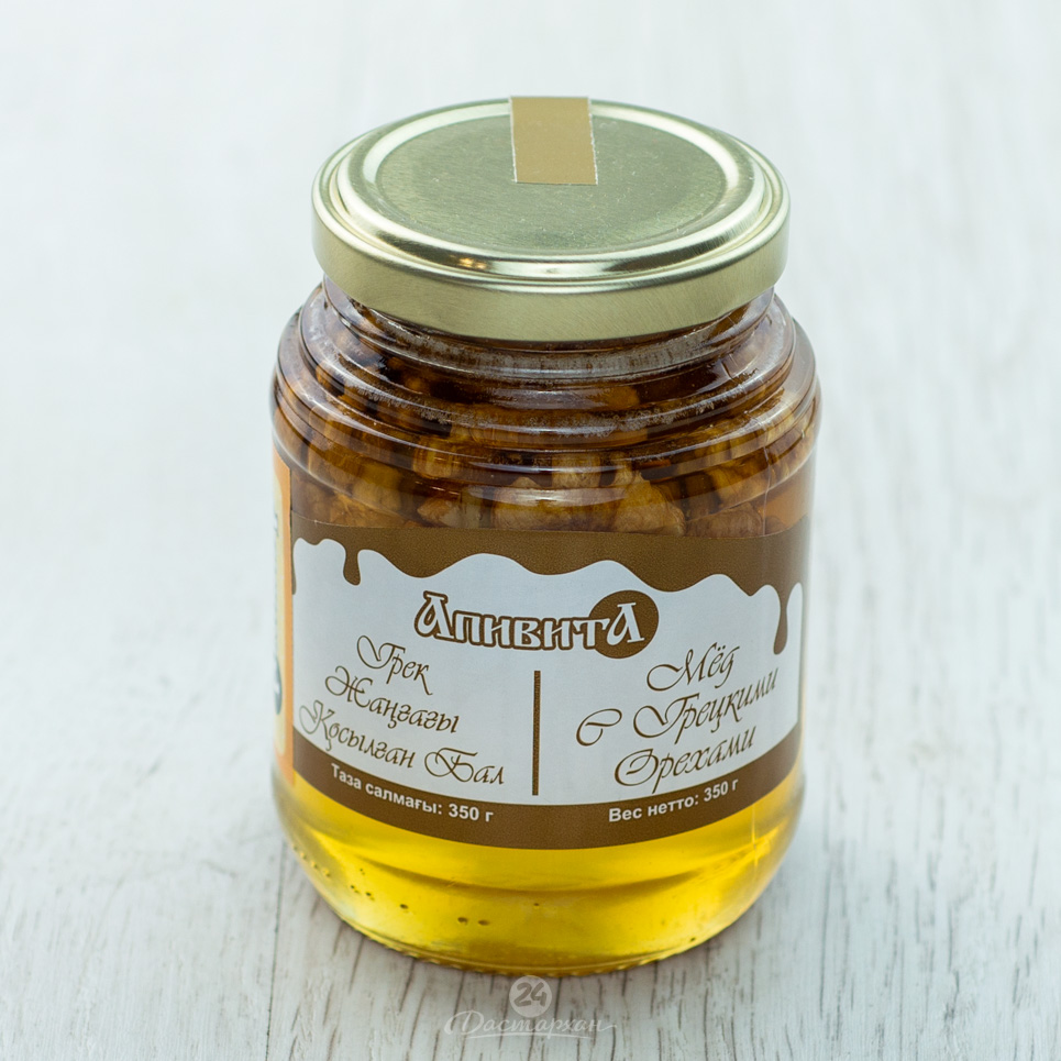 Орехи в меду Апивита Грецк орех 350г