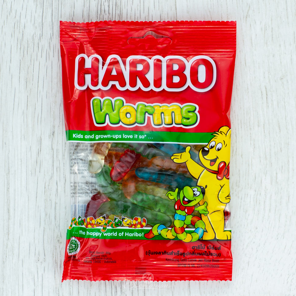 Мармелад жевательный Haribo Worms (Червячки) 80 гр