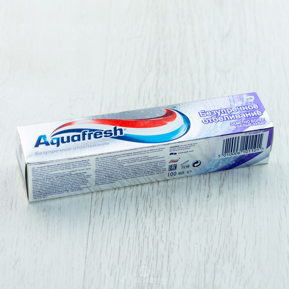 Паста зубная Aquafresh безупречное отбеливание 100 мл