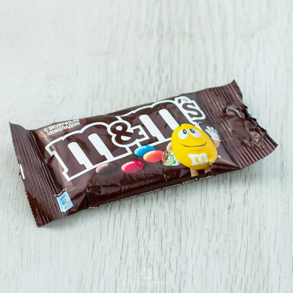 Драже M&M s с арахисом молочный шоколад 45г