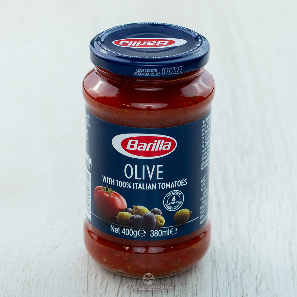 Соус Barilla томатн с оливками 400г с/б