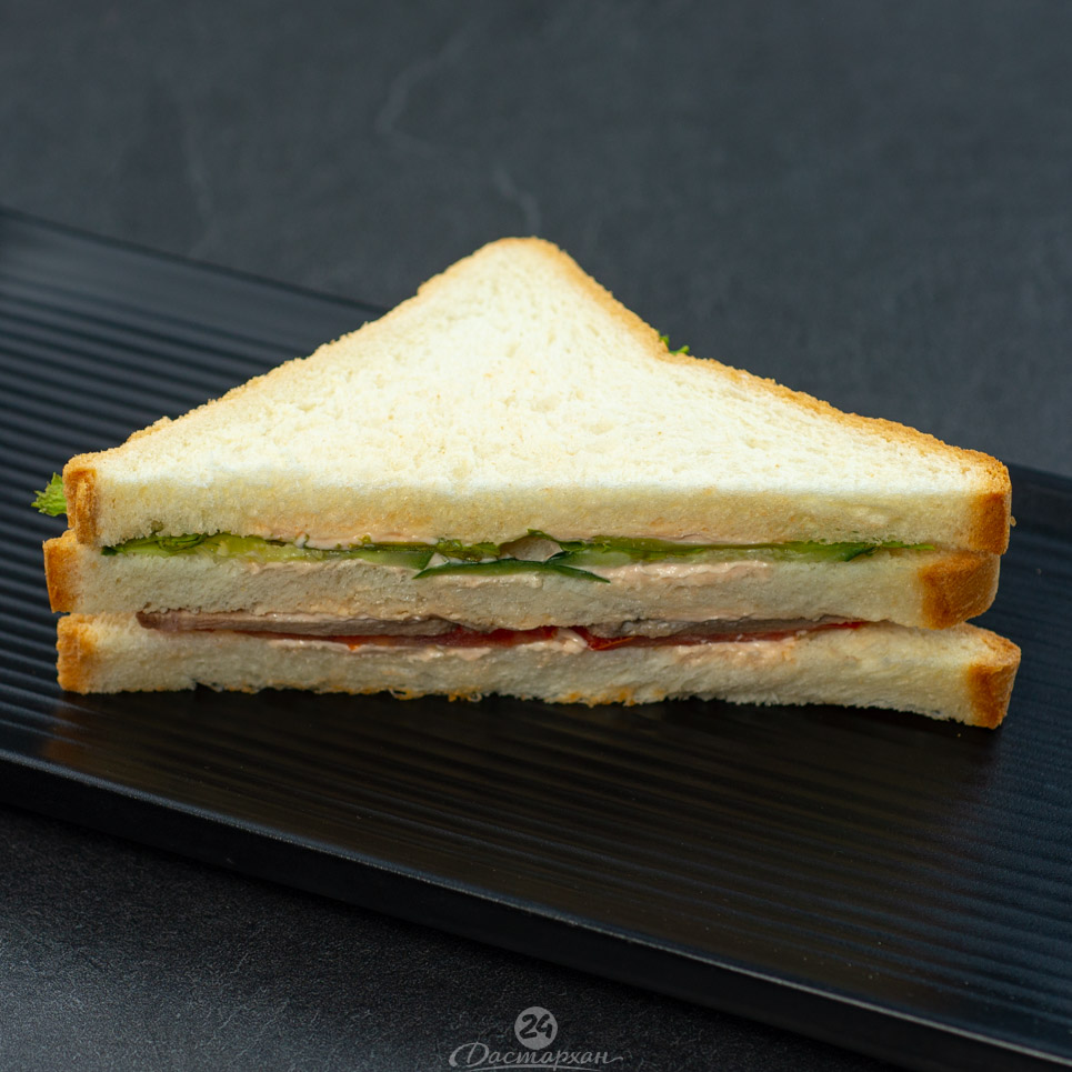 Сэндвич с языком вес.
