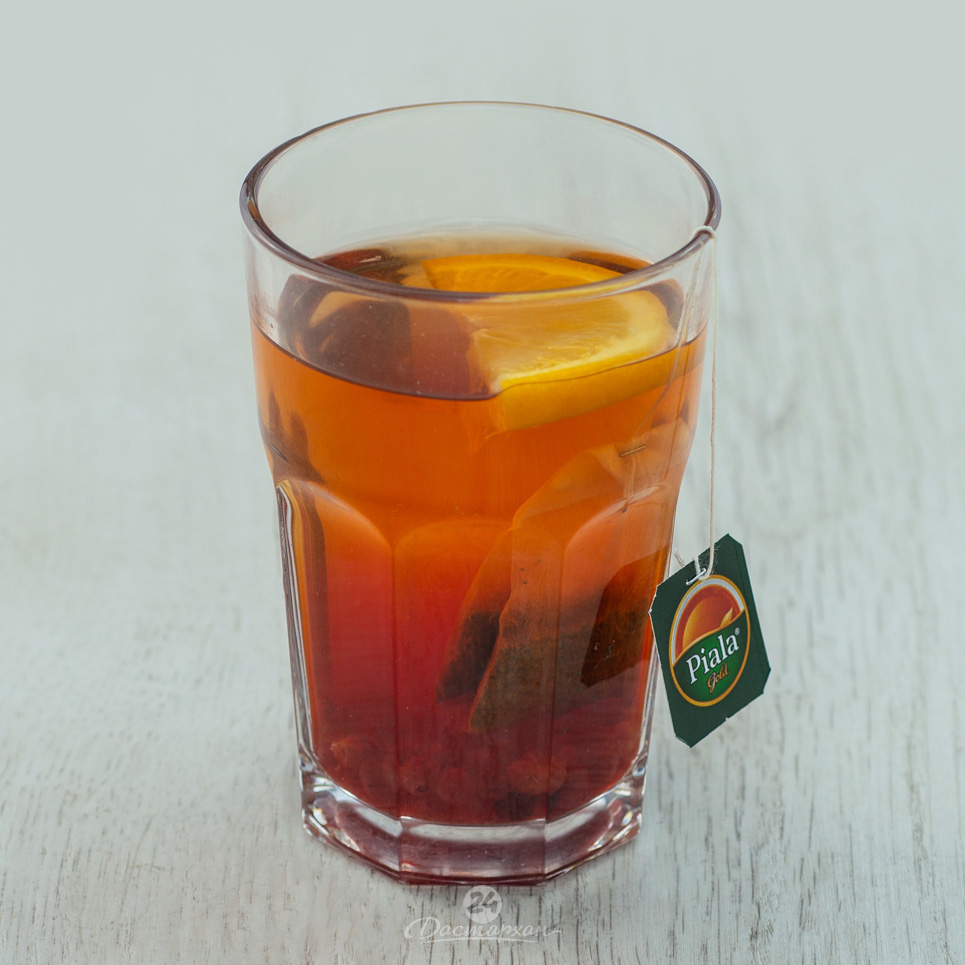 Чай Брусника с апельсином 1/330(вынос)