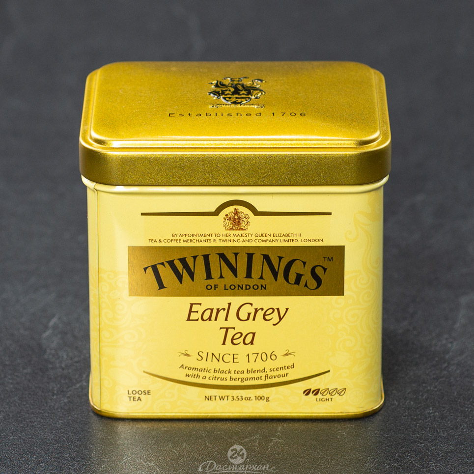 Чай Twinings Earl Grey 100г  жб
