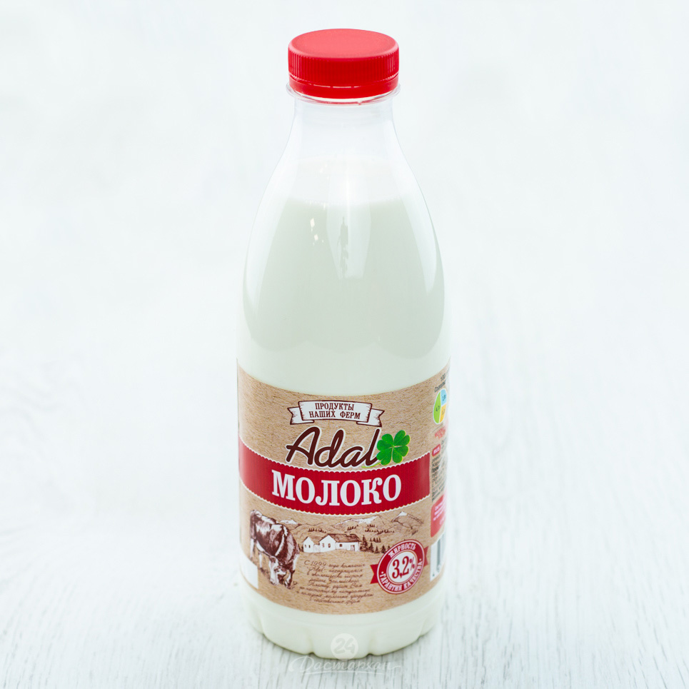 Молоко Adal 3,2% 1л пэт