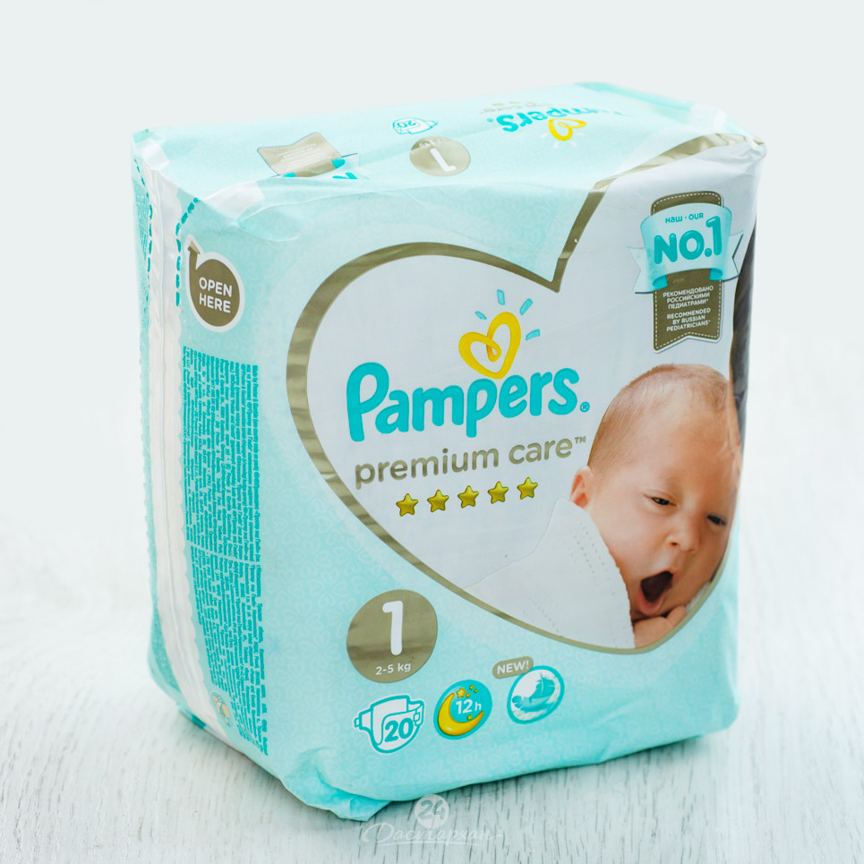 Подгузники Pampers Premium Care Newborn 20